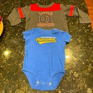 Little brother shirts, set of 2  CUTE and EUC